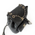 Chanel Classic Backpack in Quilted Caviar Leather